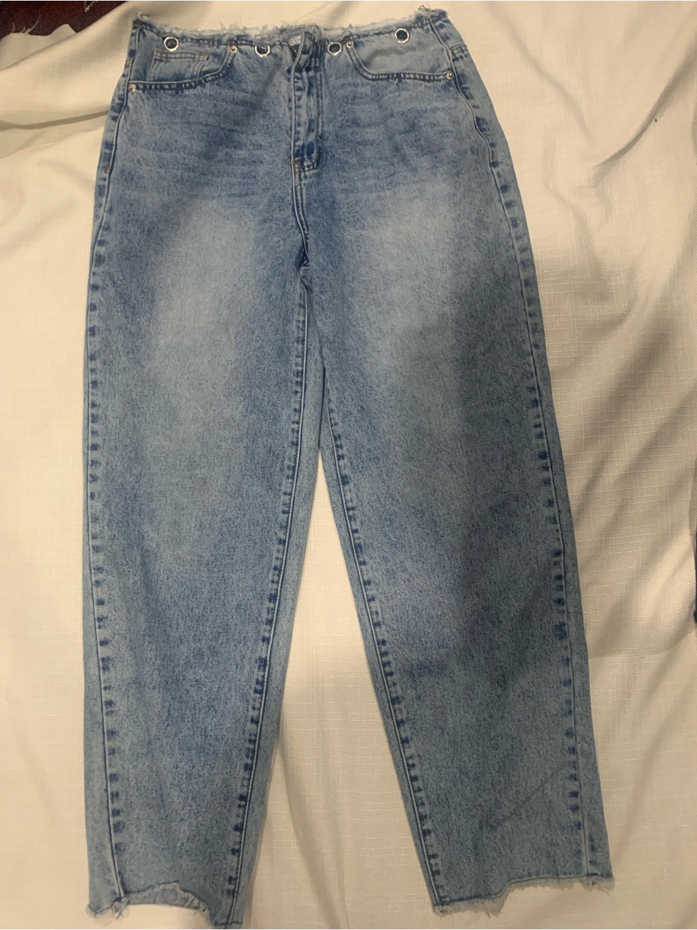 Fashion Nova Light Wash Boyfriend Jeans